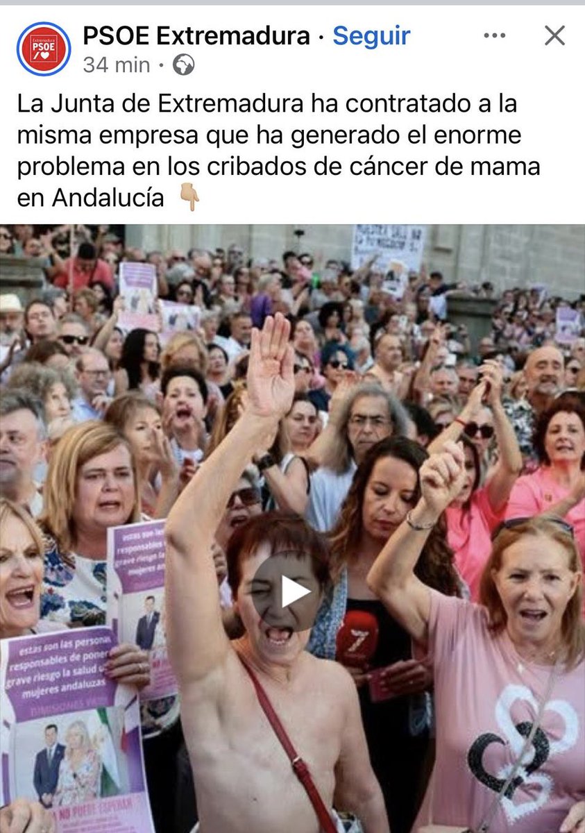 No tienen VERGÜENZA.

Es repugnante que el <a href="/psoeex/">PSOE de Extremadura /❤️</a> esté utilizando a las mujeres como munición política. Solo quieren el ruido y crear polémicas y alarmas sin ningún fundamento. 

La Junta de Extremadura está realizando los cribados de cáncer de mama de manera responsable y ágil.