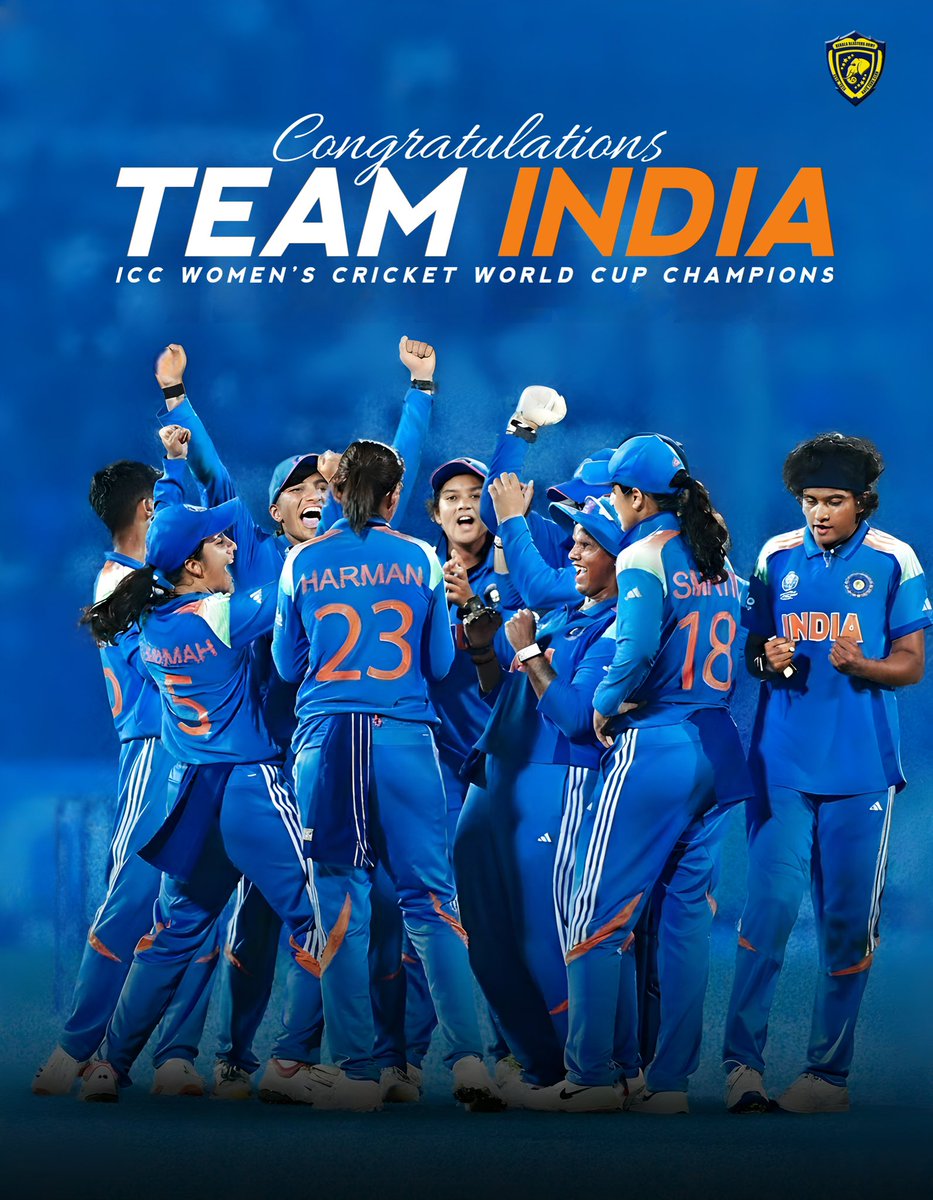 blasters_army's tweet image. 𝐓𝐡𝐞 𝐂𝐥𝐚𝐬𝐬 𝐨𝐟 𝟐𝟎𝟐𝟓 

Congratulations Team India for being the Champions of ICC Women’s ODI Cricket World Cup 💙🇮🇳
.
#India #Womenscricketworldcup #Champions