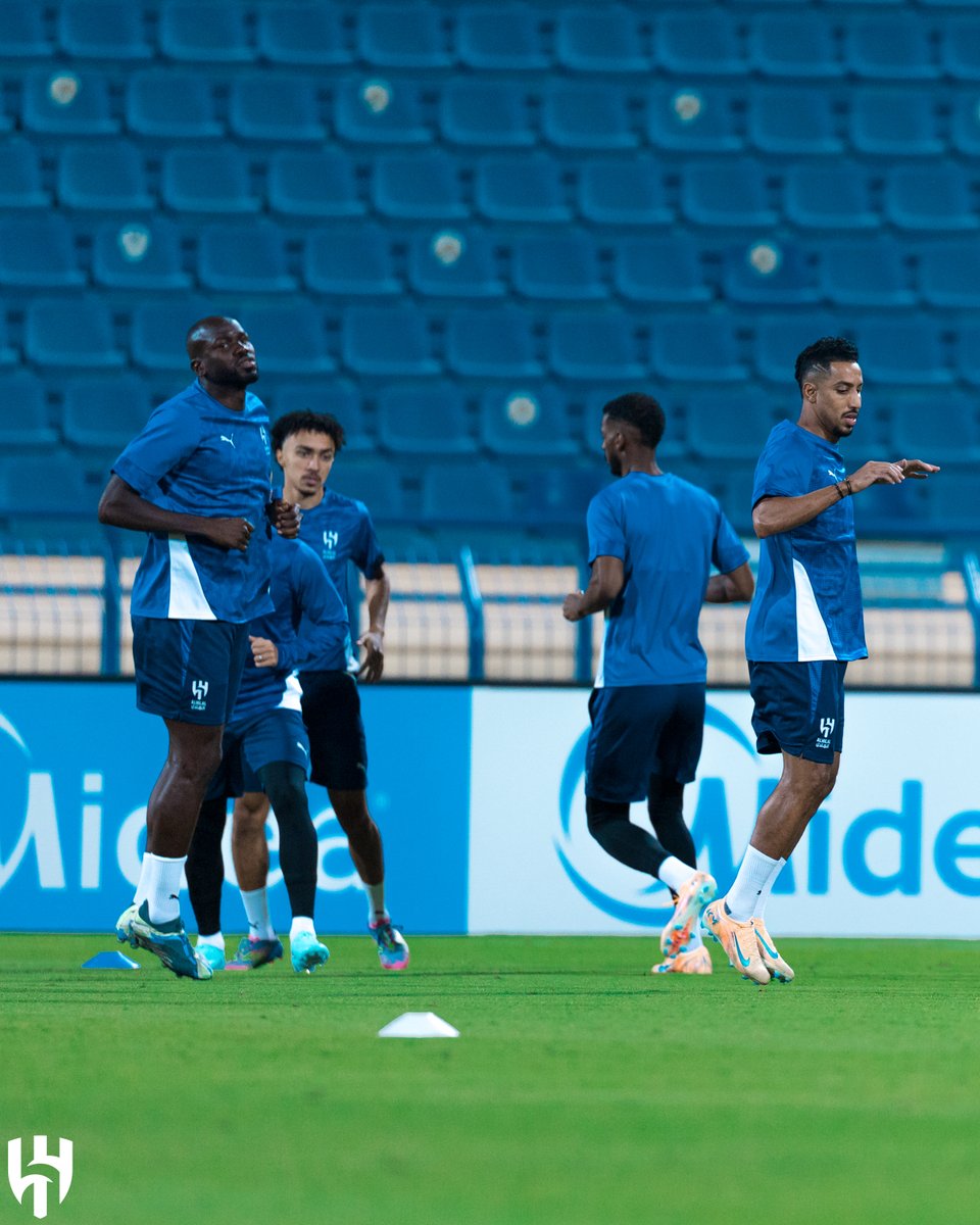 نختتم استعداداتنا لمواجهة الغد 💙🔚