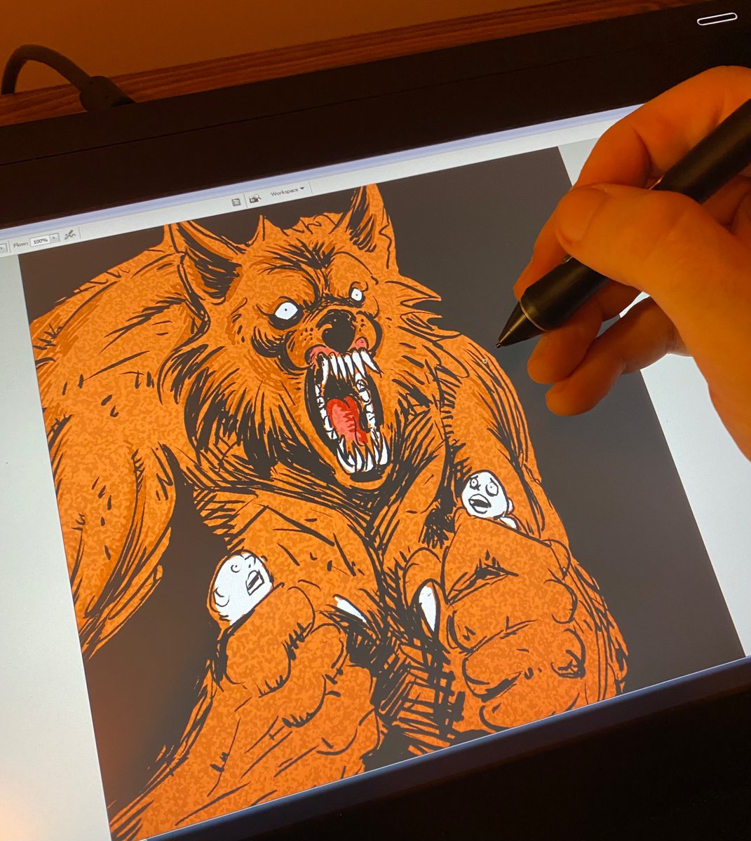 Bir kurt (adam) vakası anlatacaktım, sabahtan beri on tane taslak çizdim onunu da beğenmedim. Olmayınca olmuyor zorlamamak lazım :/