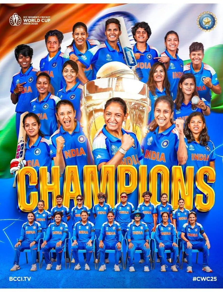 வாழ்த்துக்கள் 😍
#WomensWorldCup2025