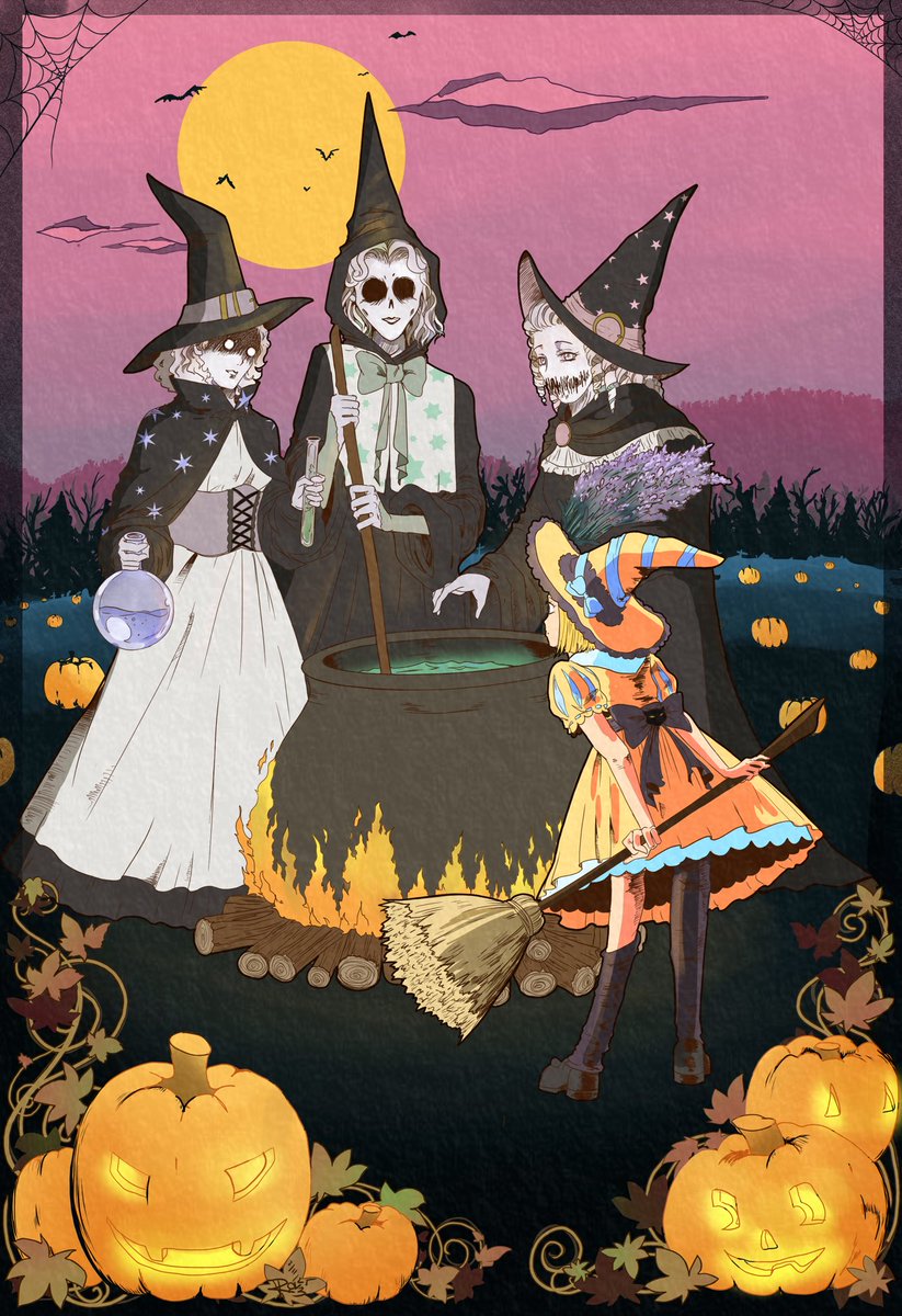 Happy Halloween 🎃 hier an der Stelle nochmal (ich weiß, dass ich zu spät bin)

Mehr Own Character zeichnen war angesagt und eigentlich wollte ich mehr Vintage Style, aber irgendwie hat sich dass selbstständig gemacht… egal

#halloween #witches