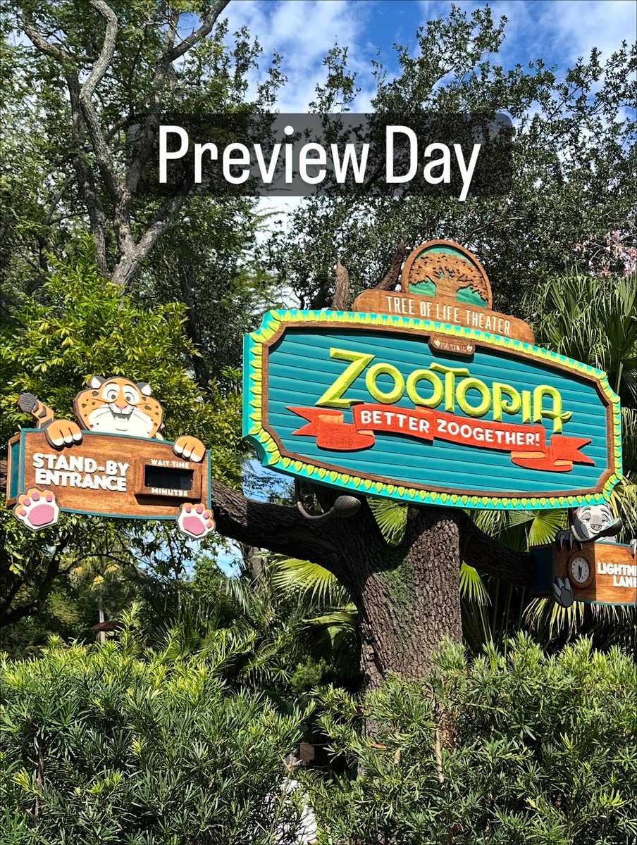 Rob_Volpe's tweet image. Zootopia: Better Zoogether Preview!

We are always down for something new in the parks. It&apos;s a cute video. I&apos;ll be posting some of the cool little details so make sure you turn on notifications for my posts.

#betterzoogether #zootopia #disneysanimalkingdom #castpreview