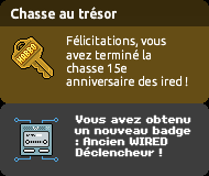 HabboWIRED_FR's tweet photo. 🔑 La solution des 5 étapes de la chasse au trésor WIRED pour leurs 15 ans est disponible sur notre site de fan #HabboWired !
Tu peux remporter un "Ancien WIRED Déclencheur : au moment donné" et un badge 🎁 #Habbo 
https://t.co/VlufOxqhZy https://t.co/yzzHtJiZzP