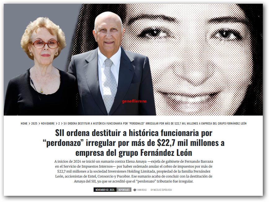 ¿pq esto, NO es noticia nacional?¿22.7 mil millones "condonados" por el SII, mientras NOS HACE MIERDA a través del cobro de CONTRIBUCIONES? 🤔🤔🤔