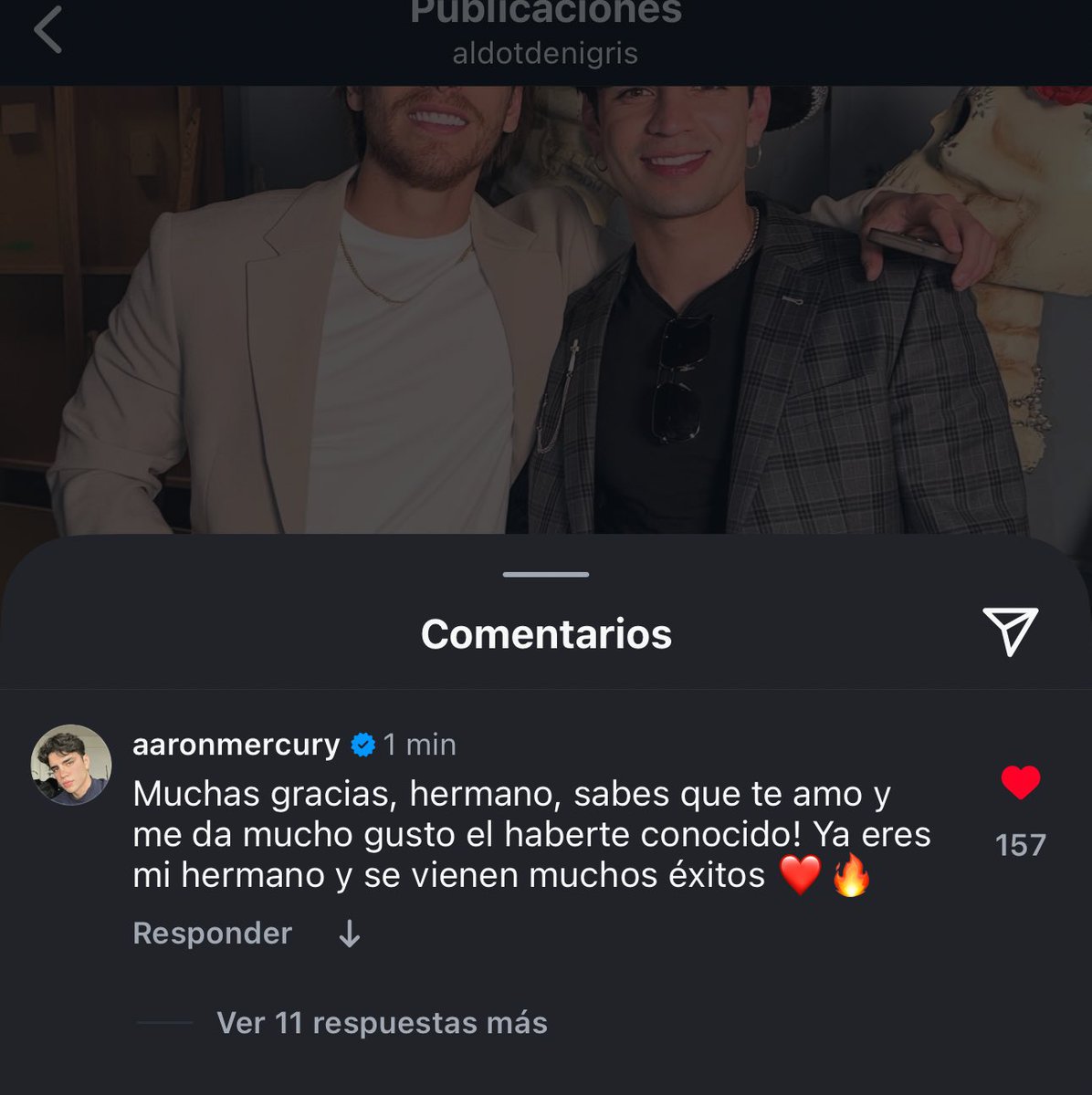 TENEMOS EL PRIMER TE AMO DE AARON A ALDO!!!!!

HAPPY 25 AARON MERCURY

#LaCasaDeAaron #AaronMercury