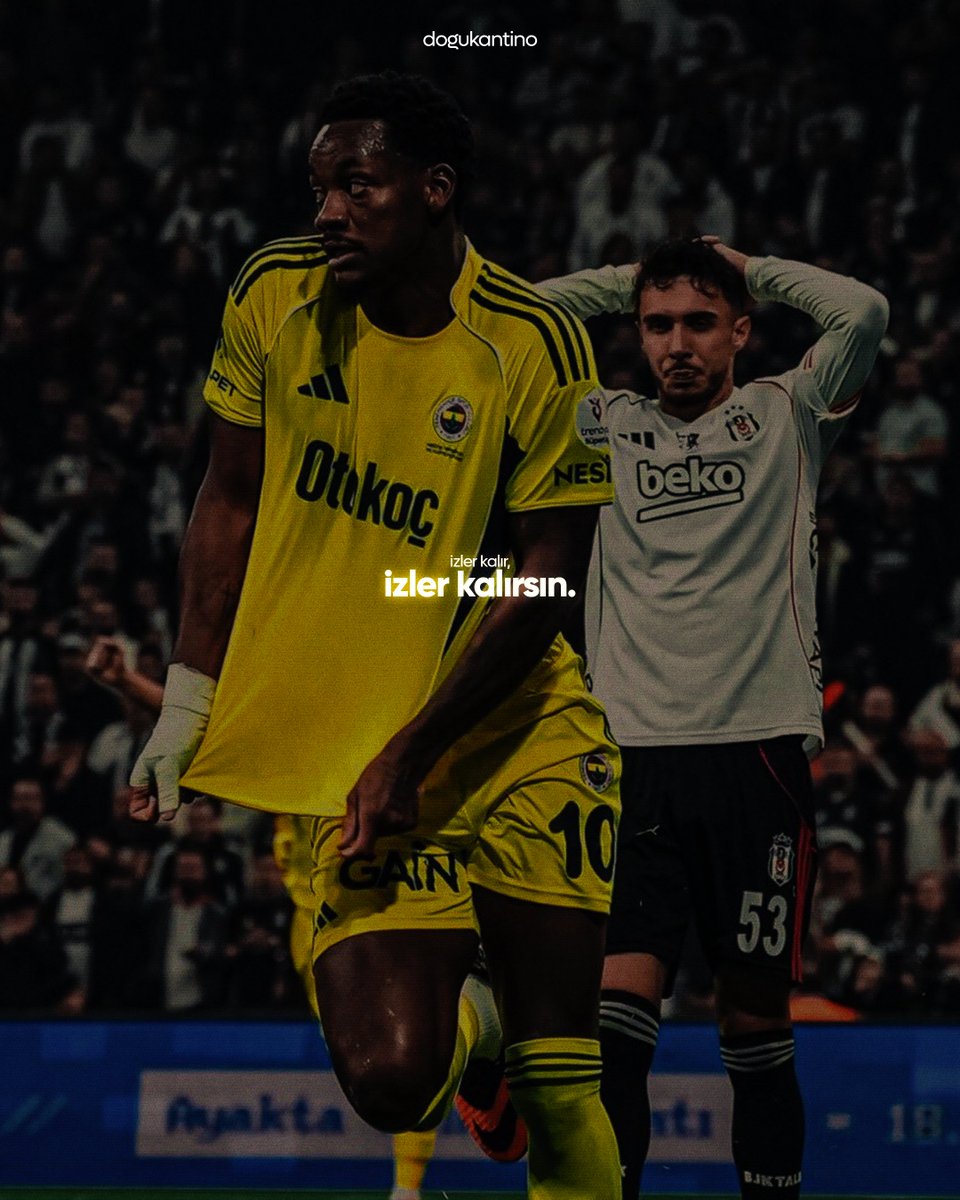 İzler kalır, izler kalırsın.