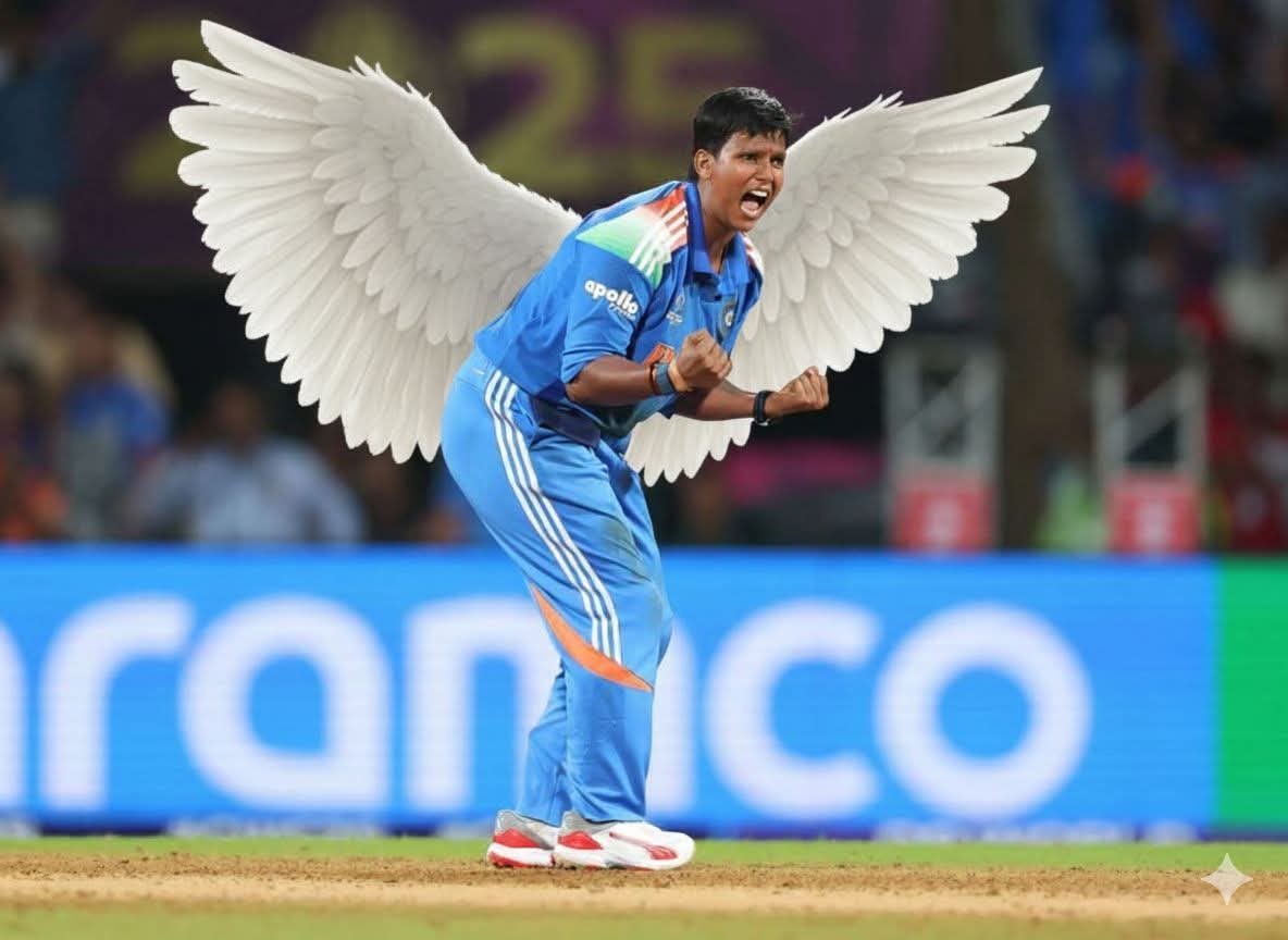 santhoshdv10's tweet photo. Player of the Series 💥 

Knew this woman since school days from her iconic ODI 188 to all the highs and lows, what a journey it’s been! 🥳
#worldcup2025 @Deepti_Sharma06 https://t.co/INN7E7T0vY