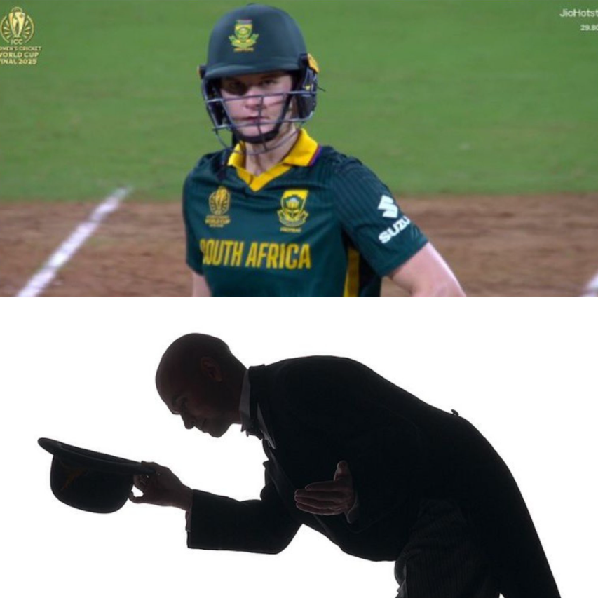 cognitiverift's tweet photo. Respect to the #ProteasWomen for an incredible fight! 🇿🇦
You played with heart, spirit, and true sportsmanship till the end.
Well played, @LauraWolvaardt Century in the semi-final  Century in the final — what a leader and a performer! 🙌
#CWC2025 #SAvIND #ProteaFire #ProudProteas https://t.co/5rEFd4khEm