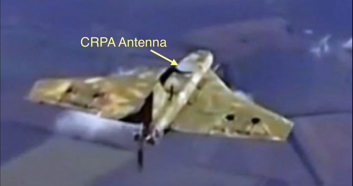 GrandpaRoy2's tweet image. This Russian “Gerbera” reconnaissance UAV has a new Chinese jam-resistant circular CRPA satellite navigation system with 6–8 antenna elements.
Previously Gerberas have been equipped with an Iranian-made 4 element module.
1/