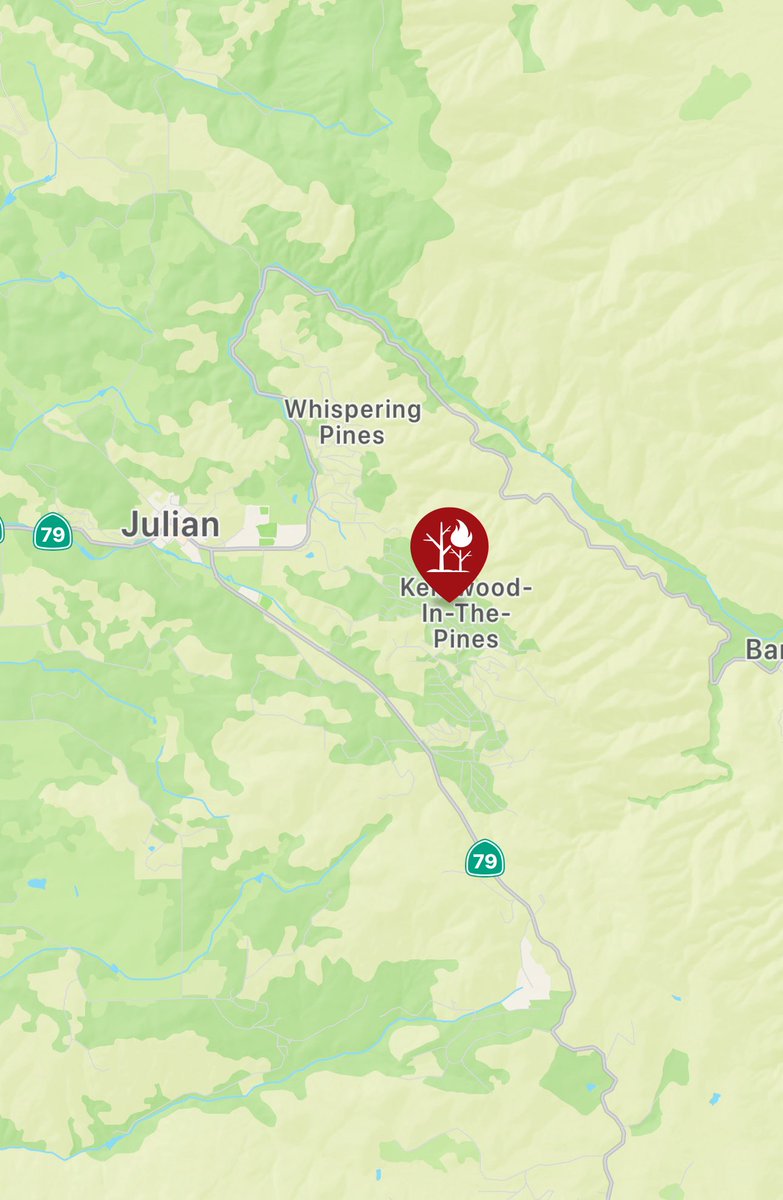 <a href="/CALFIRESANDIEGO/">CAL FIRE/San Diego County Fire</a>  is at scene of a structure fire on Phesant Drive in the community of Julian. One residential structure is well involved with fire with a threat to the vegetation. #PhesantFire