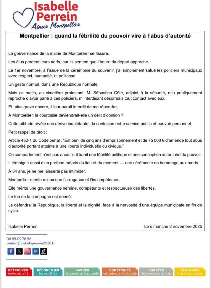 UNION CITOYENNE POUR MONTPELLIER MÉTROPOLE tweet media
