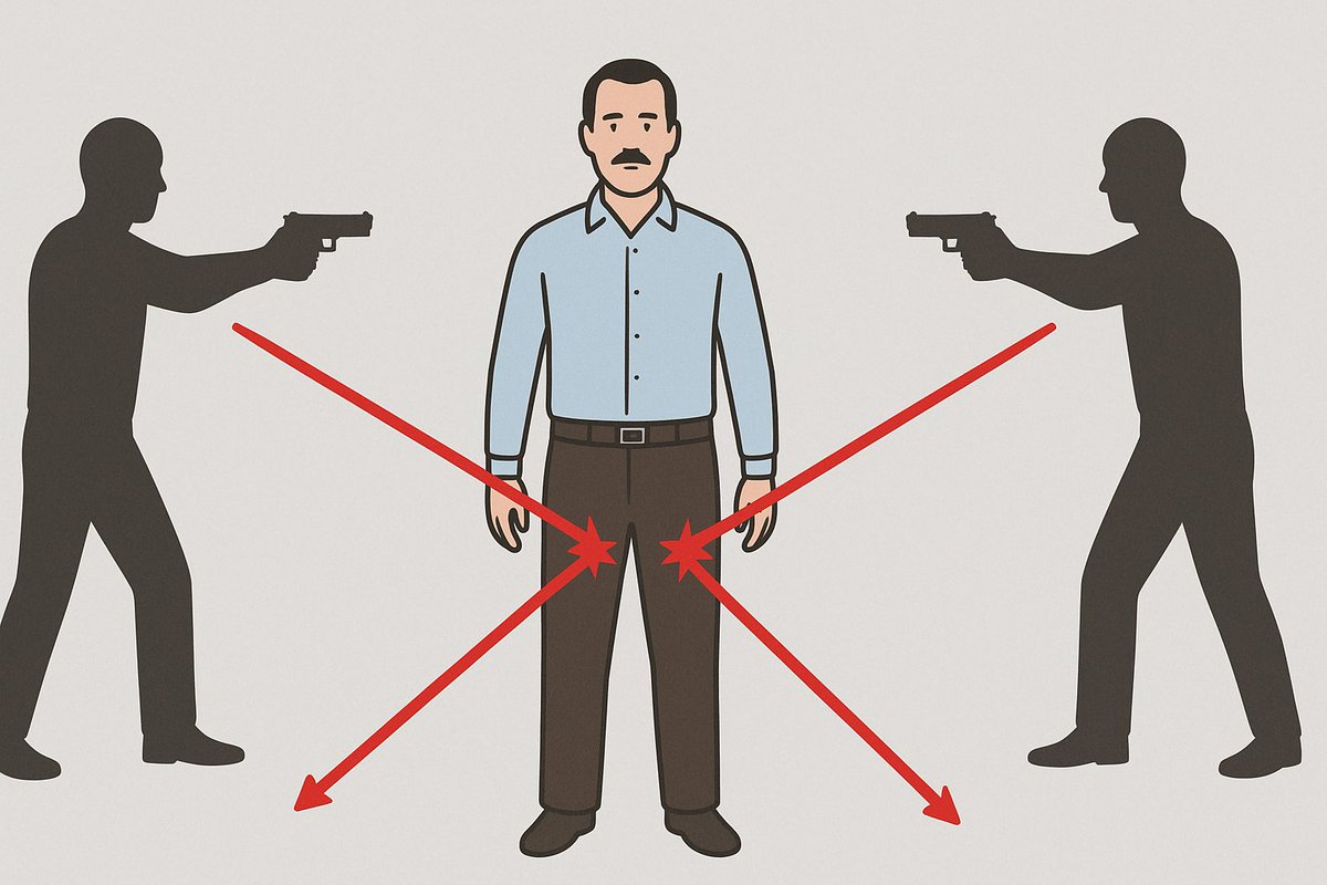 Si Carlos Manzo recibió 6 disparos y una pistola semiautomática (la más común en crímenes así), tarda de 2 a 6 segundos en dispararlos, mi teoría es:

Hubo dos armas y dos tiradores en direcciones opuestas. Un tirador solitario no pudo descargar 6 disparos tan rápido.