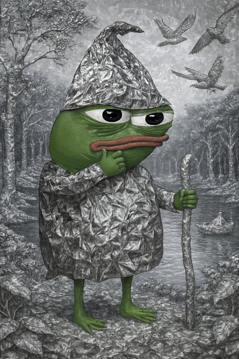 coonrod_bob's tweet photo. Deep in the tinfoil forest https://t.co/P8oV8tgYCI