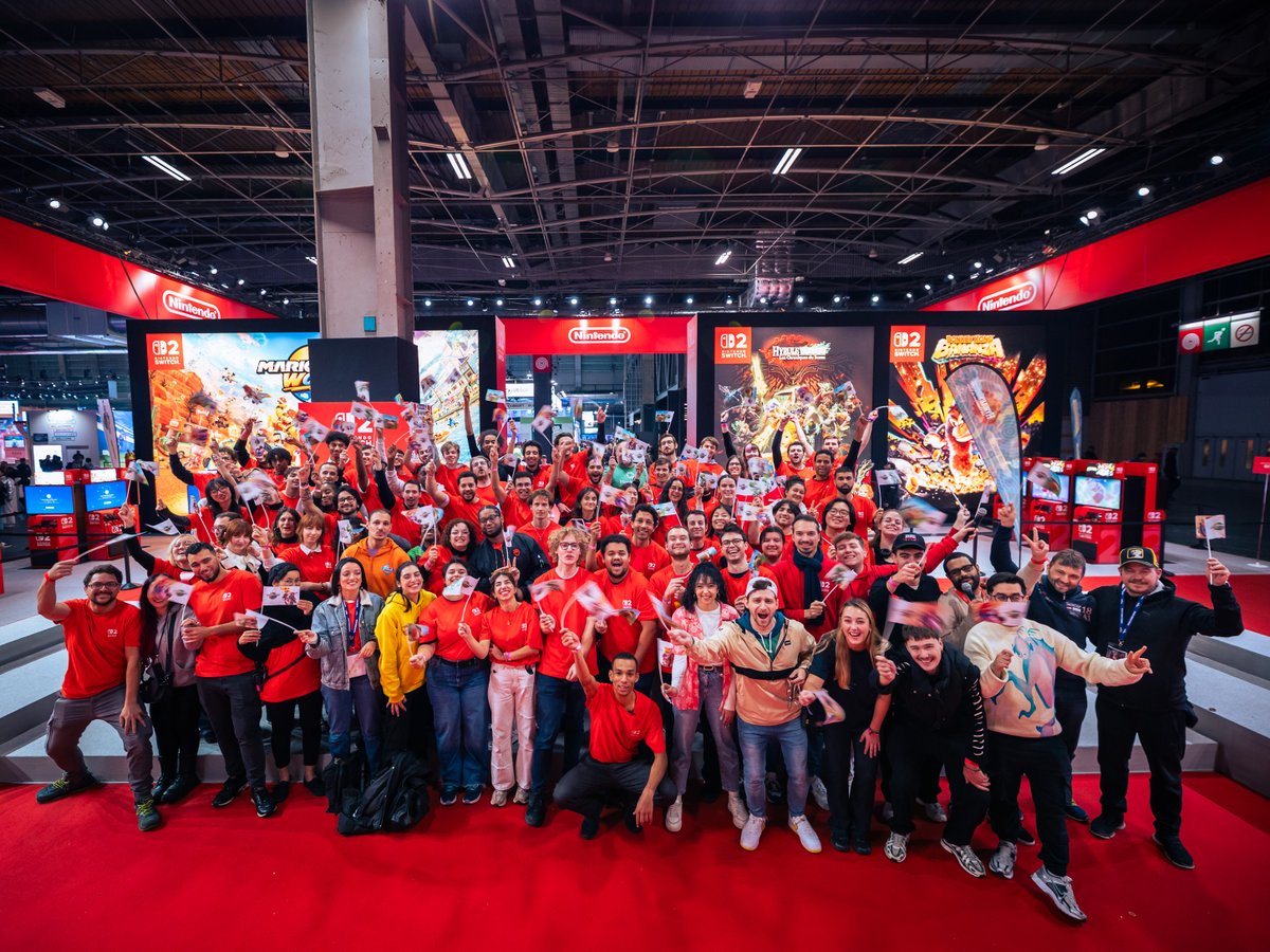#NintendoPGW : done 🥳

L'équipe Nintendo vous remercie pour votre présence lors de ces 4 journées 🙌