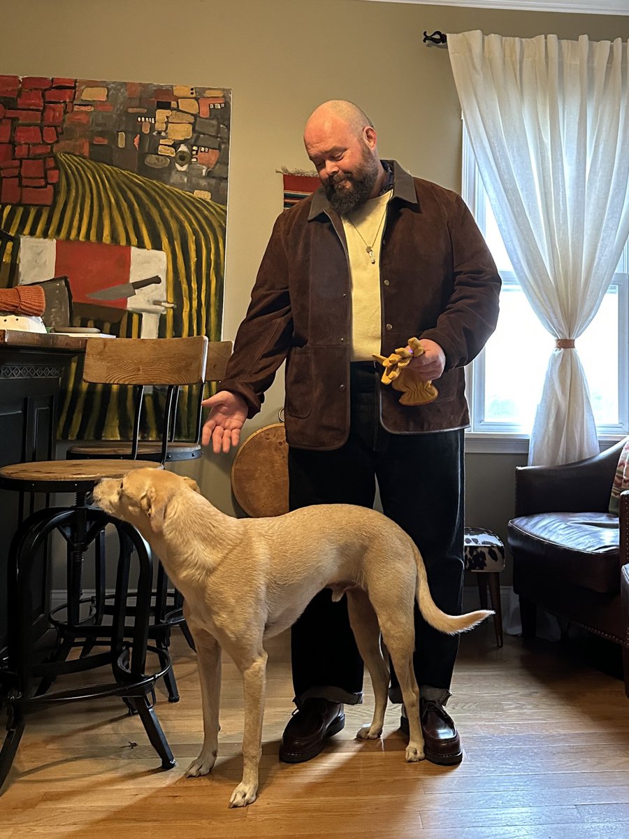 DavidLaneDesign's tweet image. Suede 👀👀🫠 and Bert. 🐾