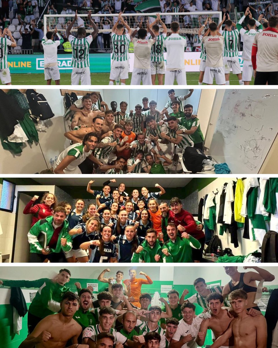 CordobaCF_ofi's tweet image. 👀 Pues se ha quedado un buen finde, sí 😏

✅ #CórdobaCF 2-0
✅ #CórdobaB 2-5
✅ #CCFFem 0-1
✅ #JuvenilACCF 1-0

⚒️ Trabajo y más trabajo🛠️