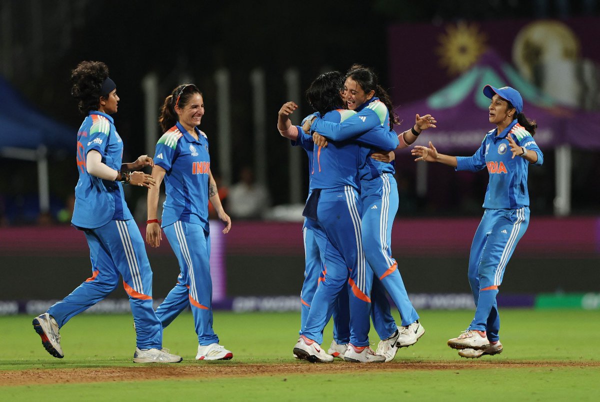 At the stroke of midnight, India rose again — not to freedom, but to glory — her daughters scripting a new tryst with destiny. Jai ho🙏