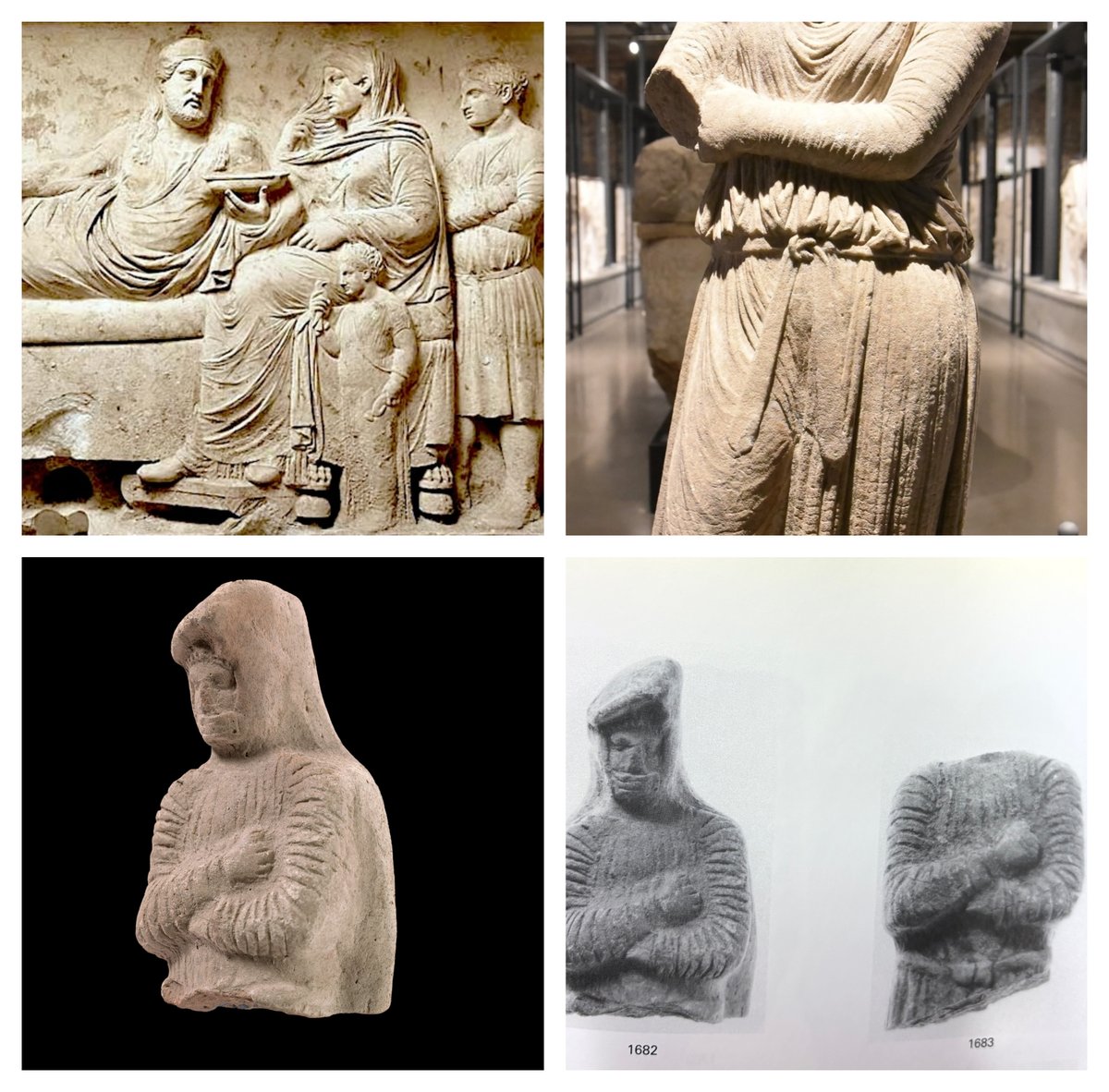 Possible evolution of Crossed Arms (MP: dastkaš) Gesture in ancient Iran (meaning: ~ reverence, submission, obedience)

1: Achaemenid- Post-Achaemenid ⤵️