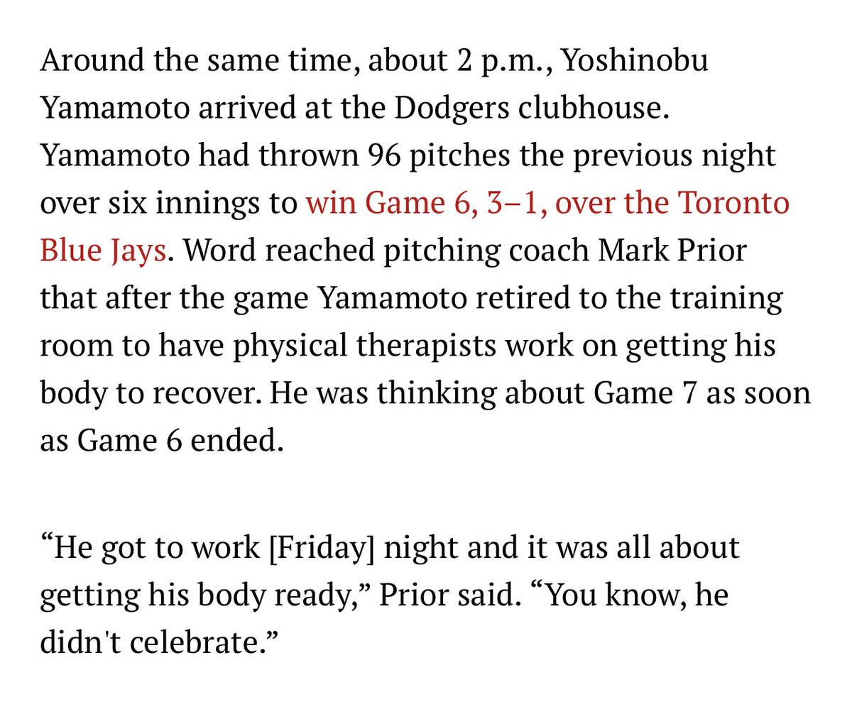 pgisell_'s tweet image. Yoshinobu Yamamoto is from another planet.