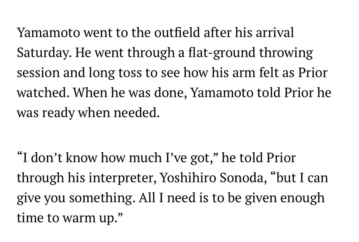 pgisell_'s tweet image. Yoshinobu Yamamoto is from another planet.