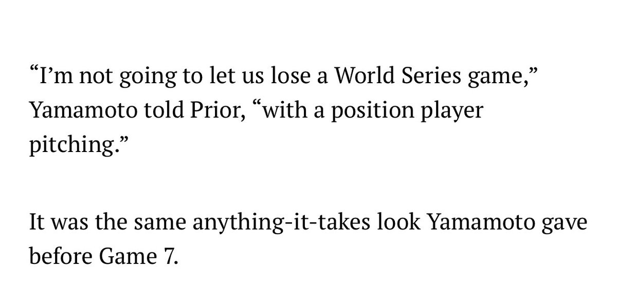 pgisell_'s tweet image. Yoshinobu Yamamoto is from another planet.