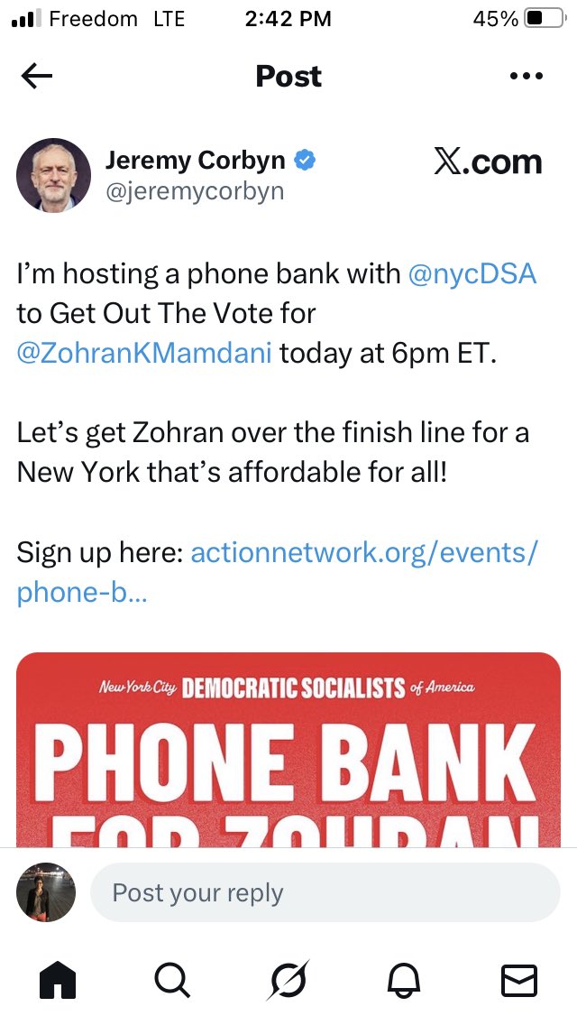 marilynnefriedm's tweet image. Why does Jeremy Corbyn care about a #NYC mayor’s race? #ForeignInterference