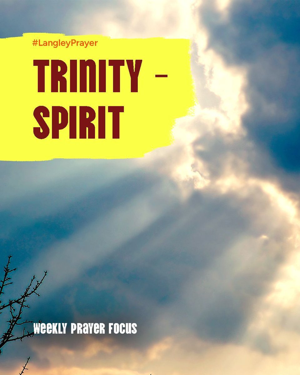 The Holy Spirit gives life and our prayer is that we would all experience the renewed life of the Spirit. Join us:

Give thanks for the Spirit leading and empowering
Pray for the Holy Spirit to continue to transform lives
Pray for new life from chaos

langleytrust.org/pray