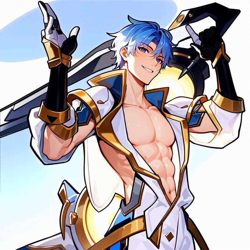 Manchauco2808's tweet photo. Laville-Tay súng thần quang
#AIart #ALBL #AI #Yaoi #R18 #Gay #NSFW #ArenaofValor #AOV #Laville https://t.co/PffIvGzGKk