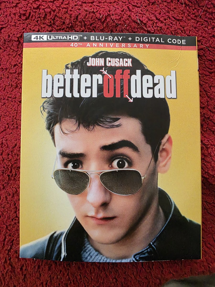 Better Off Dead 4K 

Digital code giveaway. Follow, like, repost, and comment a number (1-100) under this post... (need to do all 3 I check)

Rules: If 2 or more people pick the same number, i do a draw off. The number drawing is on  (11/11/25). Good luck.