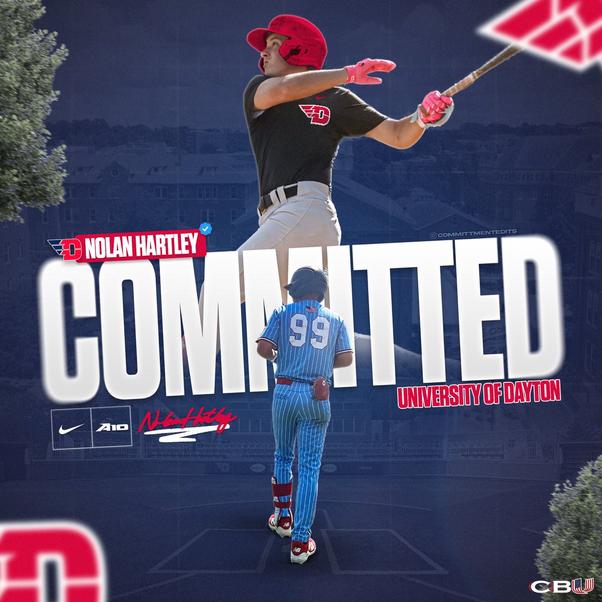 Super excited to announce my commitment to the University of Dayton. First I want to thank my CBU coaches and my high school coach for everything they have done. And I want to thank my parents for always pushing me to be the man I am today. Ready for the next chapter. “Flyboys”