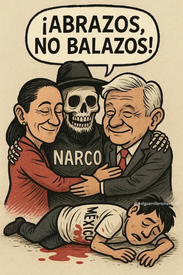 Exigir justicia y gritarles ineptos, cómplices e irresponsables por no garantizar seguridad no es politiquería, es un deber ciudadano.
Politiquería es encubrir la incompetencia de un gobierno que abrazó criminales y traicionó a los mexicanos.