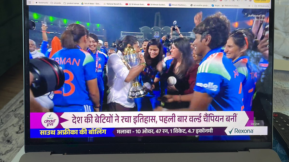 g_matuag's tweet photo. Such an inspiring moment to see Indian women’s team winning the Cricket World Cup 2025. #Empowerment https://t.co/DCuyLVhtHw