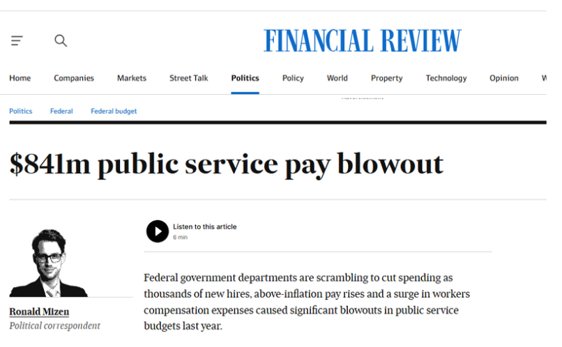 This is a big part of the reason you aren't getting a rate-cut
#RBA #FiscalPolicy