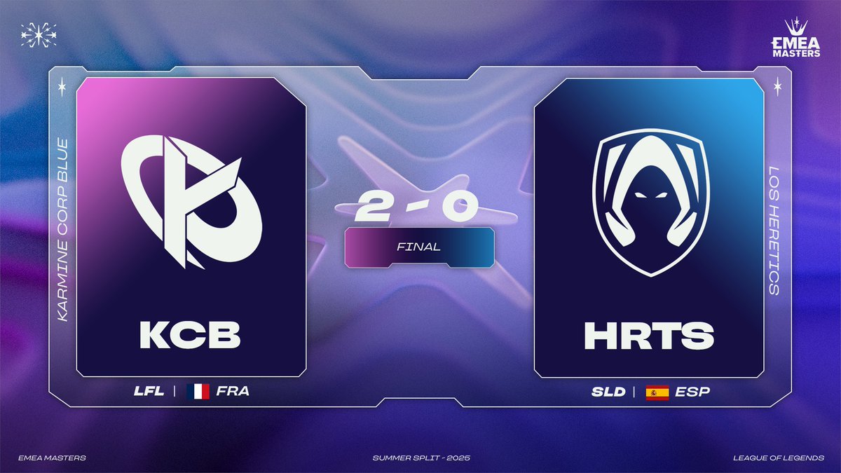 EMEAmasters's tweet image. . @KarmineCorp IS ONE GAME AWAY FROM THE FIFTH TROPHY! 🏆