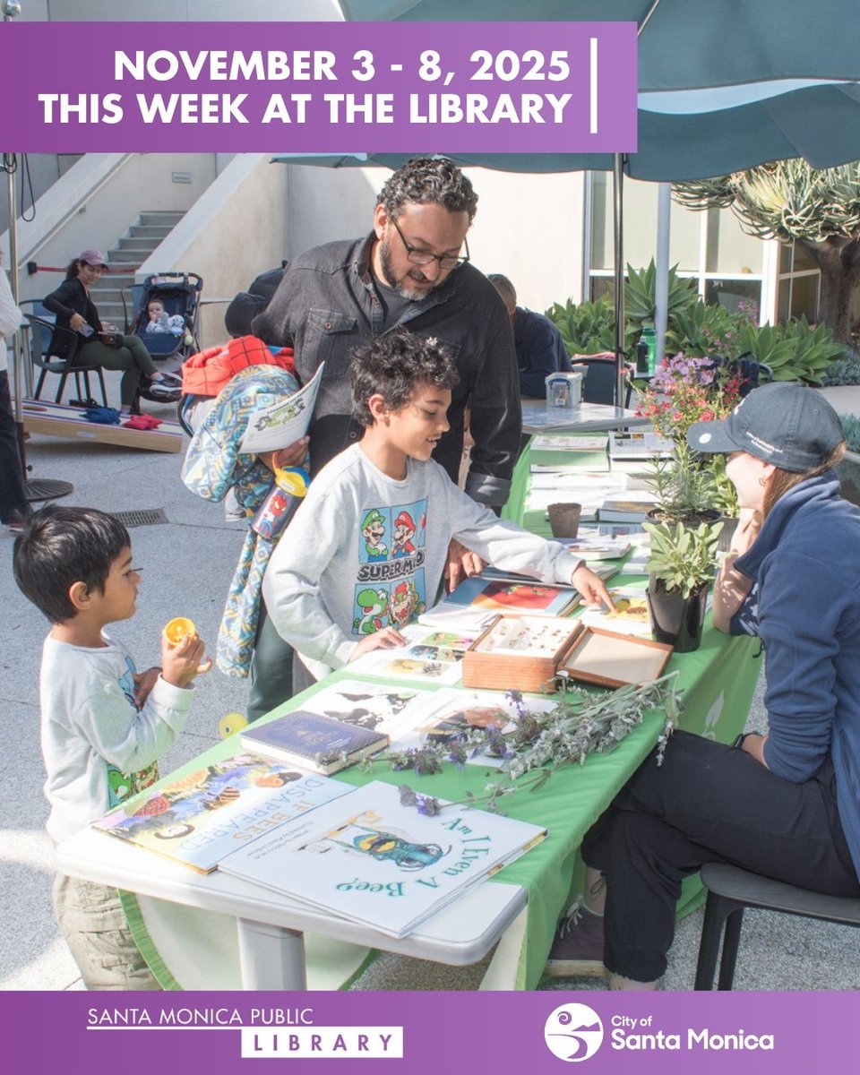 SMPublicLibrary's tweet image. This Week at the Library, celebrate Children&apos;s Book Week and the start of Native American Heritage Month.

Plan your library visits: ow.ly/mccE50XlfRN