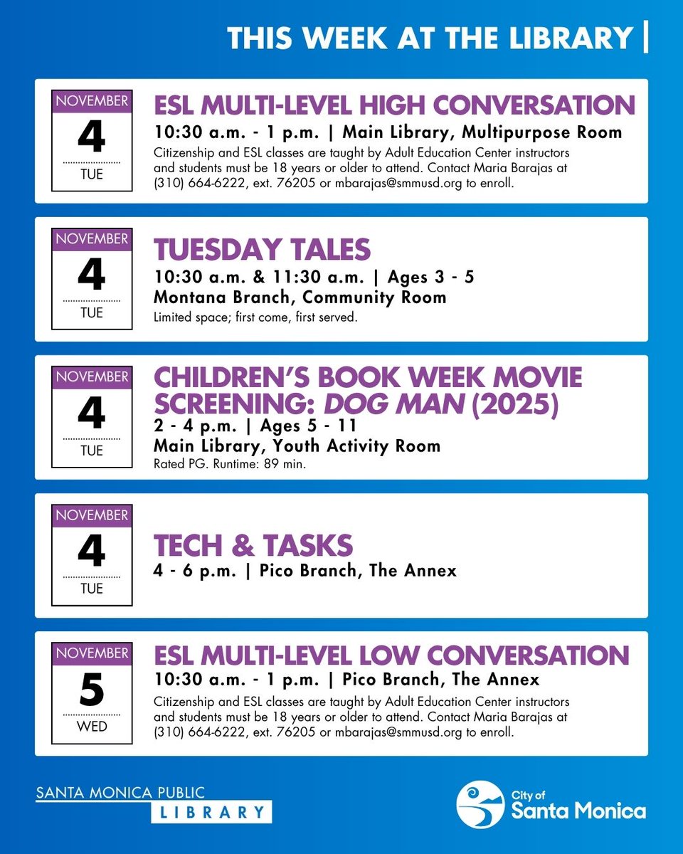 SMPublicLibrary's tweet image. This Week at the Library, celebrate Children&apos;s Book Week and the start of Native American Heritage Month.

Plan your library visits: ow.ly/mccE50XlfRN