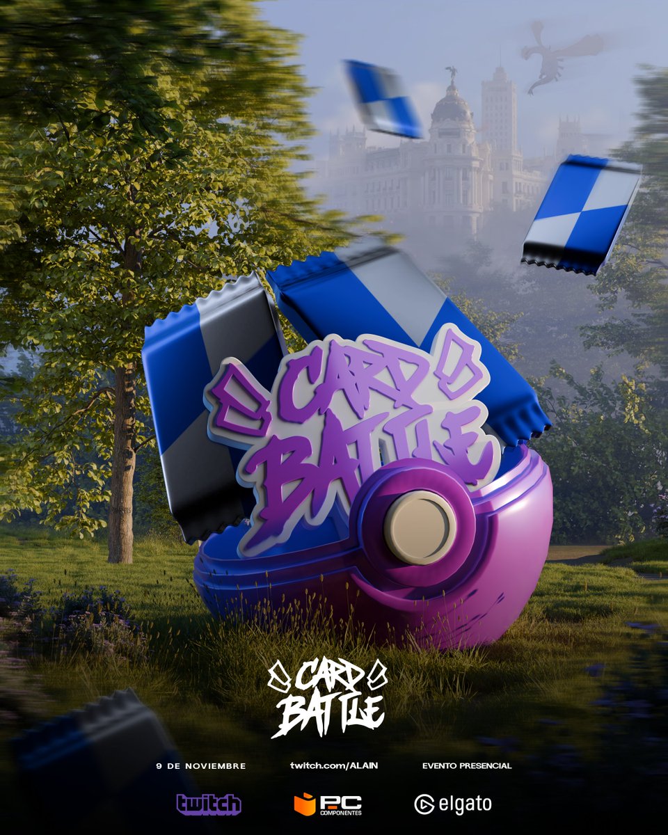 Para ser grande, hay que hacer cosas grandes👑

Bienvenidos a Card Battle.

El primer evento que se hace presencial en la comunidad.

¿Qué streamers deben estar ahí? Nos vemos el 9 de noviembre📌⬇️