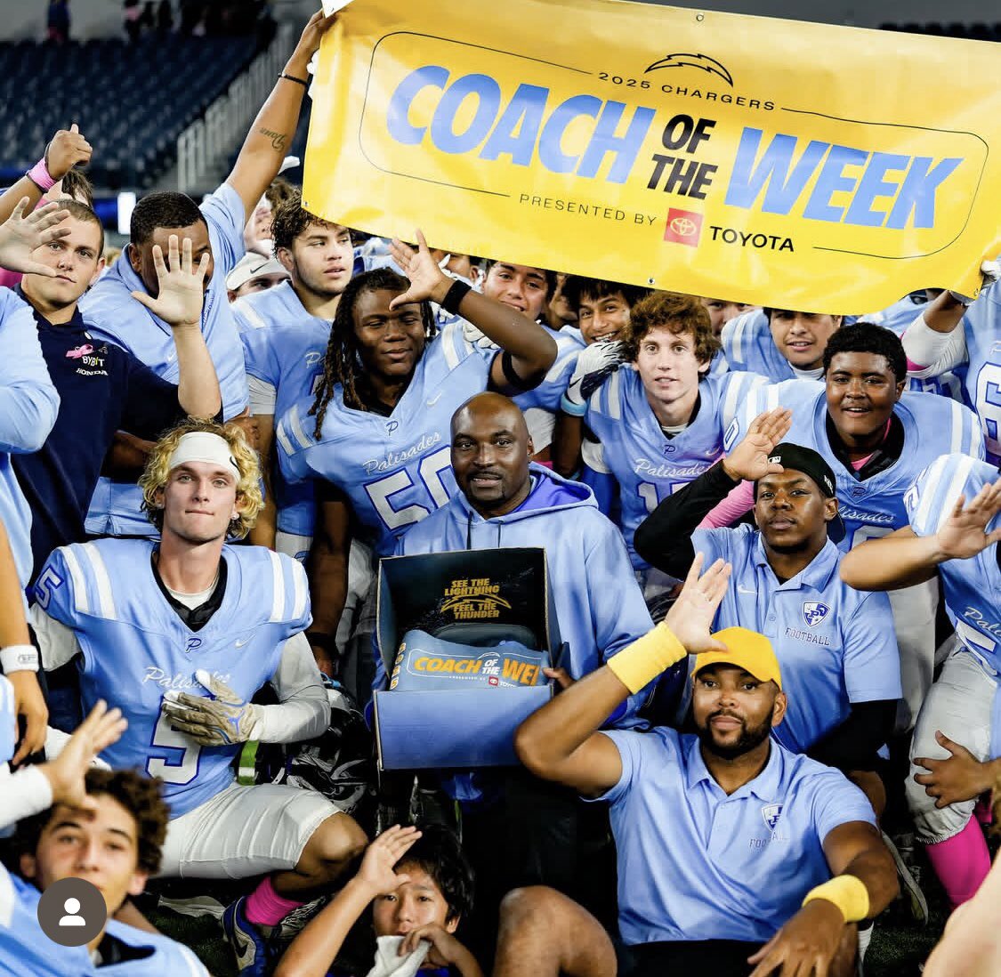 🔊 congratulations <a href="/palihsfootball/">Palisades Football</a> !!! Thank you <a href="/ChargersCR/">Chargers Community</a>.… 🤩You Rock!