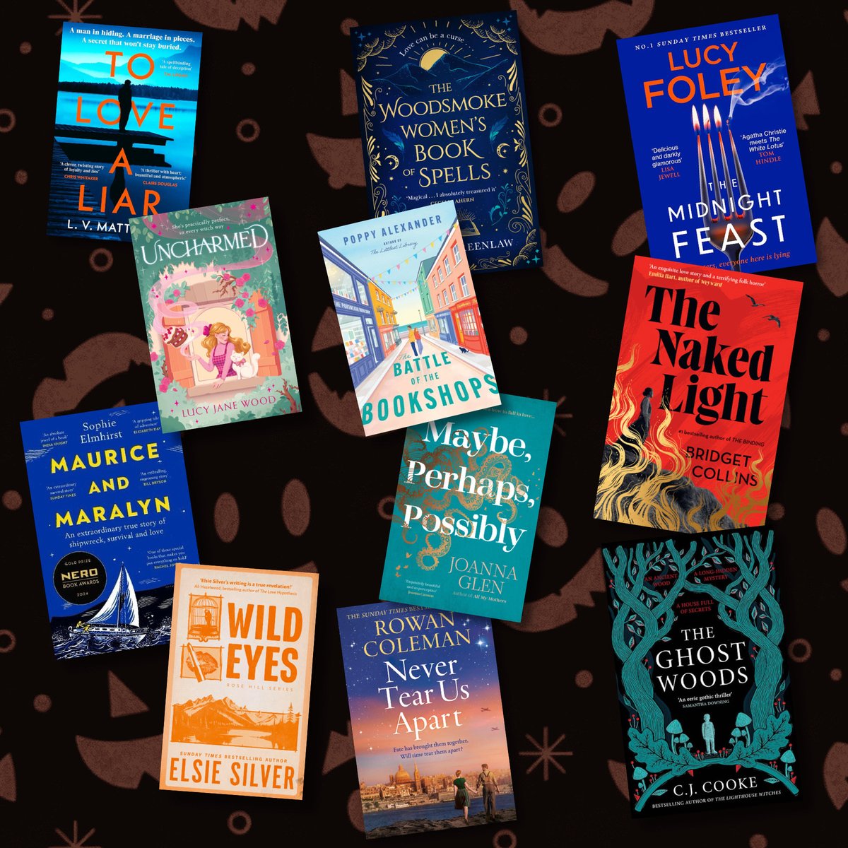 11 books read this month, some I enjoyed more than others… My favourite was Maybe, Perhaps, Possibly by Joanna Glen. Have you read it?