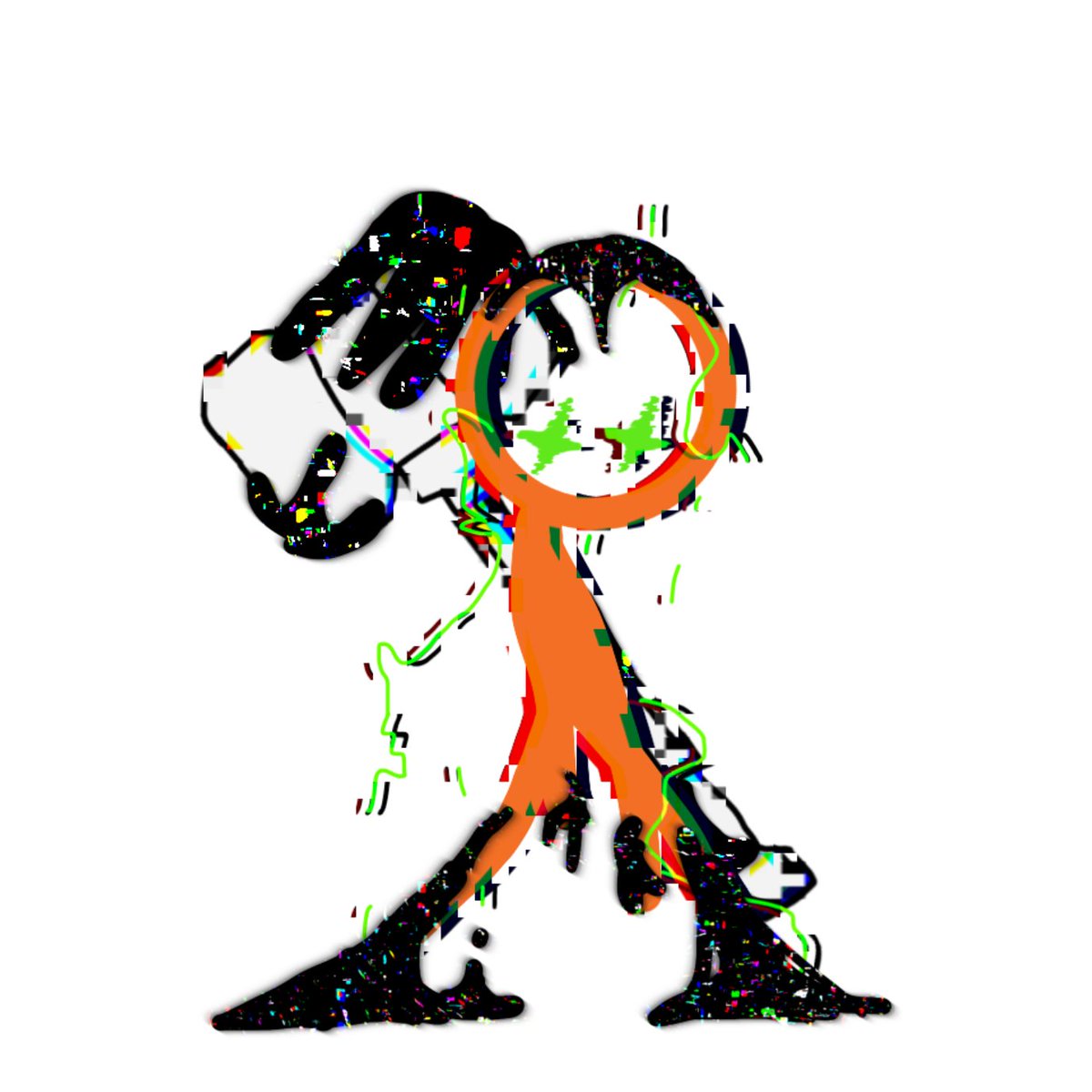 Pinanimates18's tweet photo. Back again two months later.

Uh yeah art dump.
Osc plus Alan Becker!
#pibby 
#pibbyapocalypse 
#alanbeckerfanart https://t.co/1HDMxCwMWt