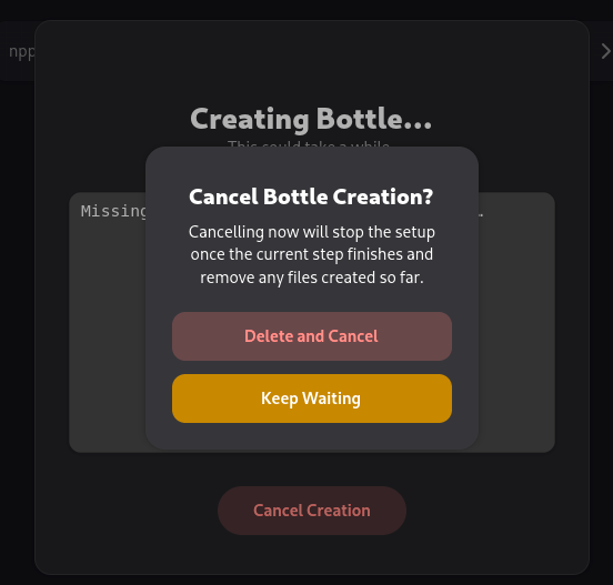 usebottles's tweet image. Bottles 52.0 is out! 🎉

Sandbox mode, Windows Vista support, cancelable  downloads and bottle creation, faster file copy, improved onboarding displaying status, smoother UX, and updated GNOME 49 platform.

Changelog: github.com/bottlesdevs/Bo…

#linux #windows #opensource