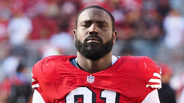 49ersSportsTalk's tweet image. Put some respect on Sam Okuayinonu’s name. 

This dude is a legit pass rusher. 🔥🙌#FTTB