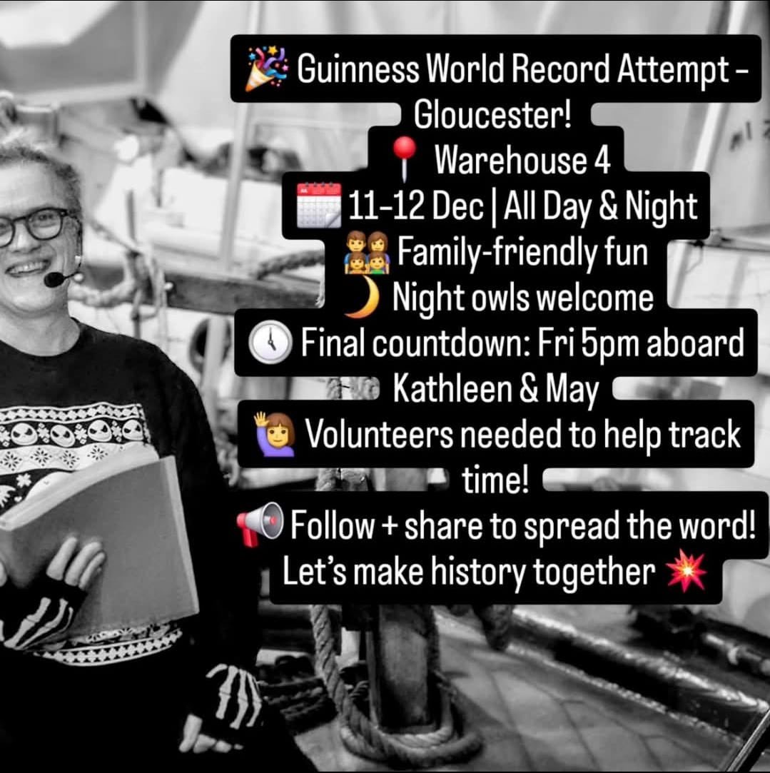 DavidRPurchase's tweet photo. Anyone want to be part of a World Record attempt? Get in touch. https://t.co/C3y4o56ZEA