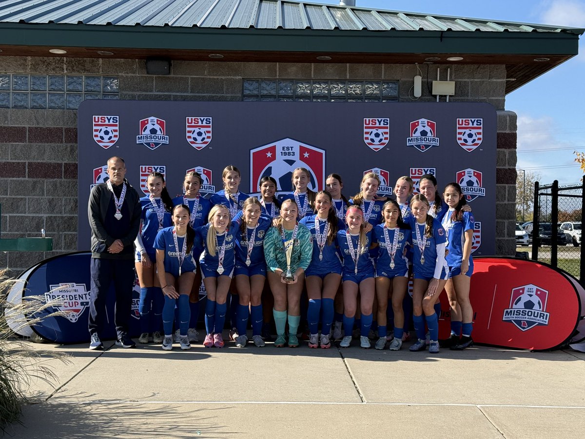 Introducing your 2025 Missouri Youth Soccer President Cup Champions-KC Athletics Academy Select 2010G!