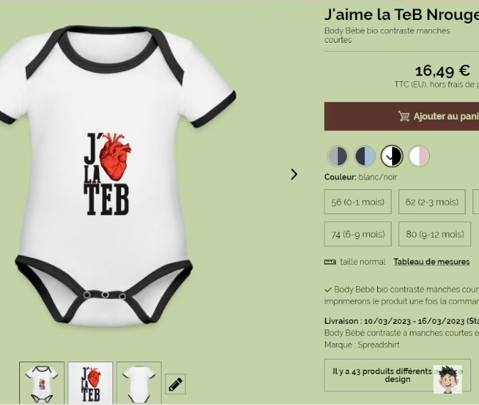 VirusWar's tweet photo. MAIS QUELLE HONTE !

Ceux qui croient que Shein et ses poupées sexuelles à l'effigie de fillettes a touché le fond vont être scandalisés d'apprendre que la Tronche en Biais a fait bien pire avec des layettes au logo "J'aime la TeB" !!!

BEEUURK💩💩💩 https://t.co/TSwCQxColo