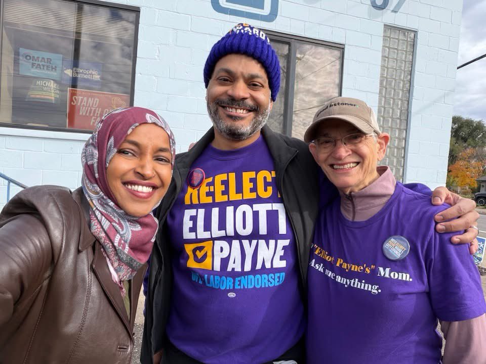 We had a great rally and door knock this morning with Congresswoman <a href="/IlhanMN/">Ilhan Omar</a>! 

Make your plan to vote by Tuesday: elliottpayne.org/vote