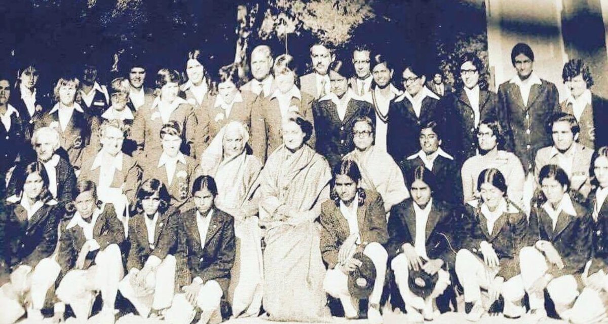 DRVIPIN786's tweet image. *Indiraji wanted the women team to be formed way back in 70s* 
*Her dream fulfilled today*