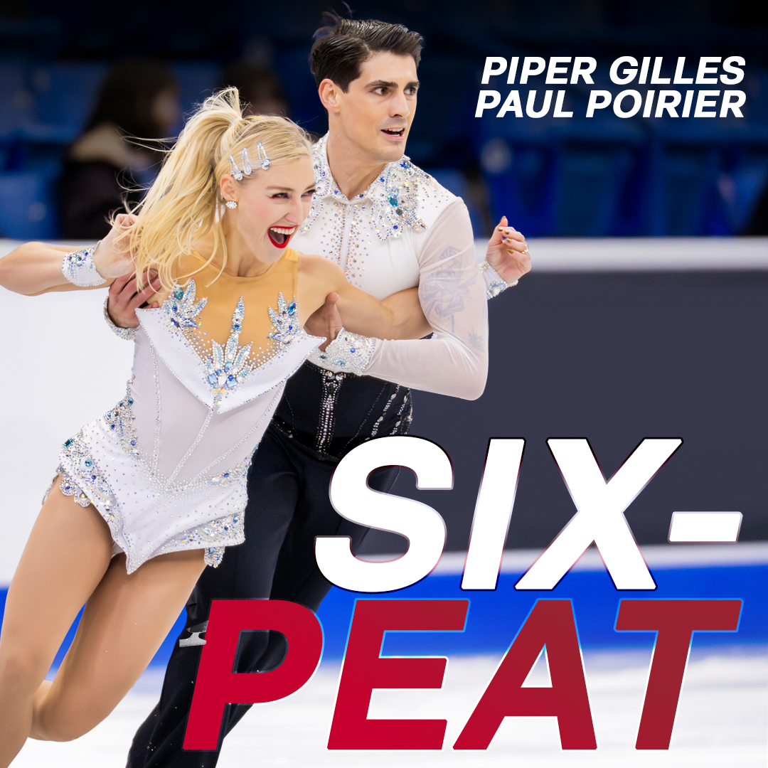 HISTORY MADE 🥇 Piper Gilles &amp; Paul Poirier become the first ice dance team to win SIX CONSECUTIVE gold medals at #SCI25!🤩 

Piper Gilles &amp; Paul Poirier deviennent la 1ère équipe de danse sur glace à remporter SIX médaille d’or consécutives aux #IPC25! 🤩