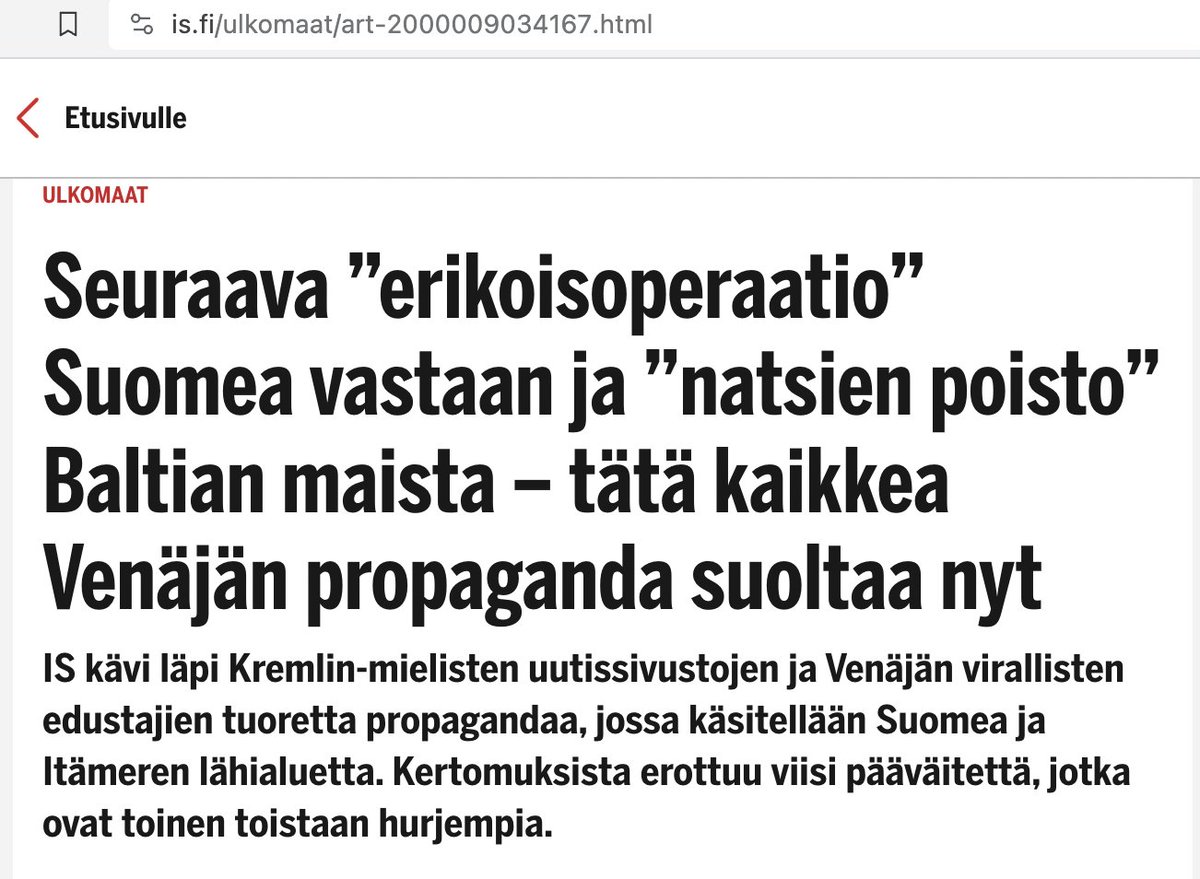 <a href="/pbyrokraatti/">Päivän Byrokraatti</a> Kiova ilman natseja operaatio on kestänyt jo pian 4 vuotta ja Venäjä aktivoituu jälleen myös Suomen kohdalla.